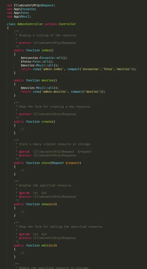 El eslogan de JavierJG escrito como código PHP